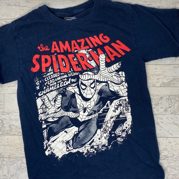 Marvel Other - Marvel Spiderman Blue Graphic Short Sleeve T-Shirt
